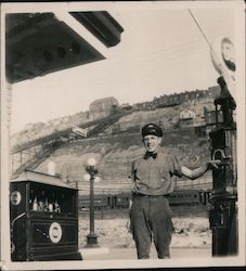 Gulf Gas Station Attendant Original Photograph