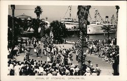 The Arrival of Steamers Postcard