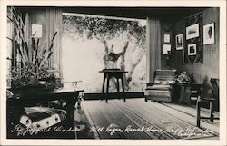 Flo Ziegfeld Window - Will Rogers Ranch Postcard
