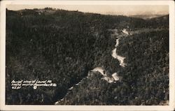 Aerial View of Laurel Mountain, U.S. 50 Macomber, WV Postcard Postcard Postcard