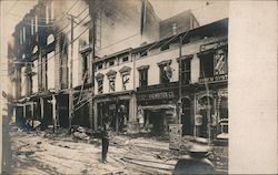 Rare: Opera House Fire, Storefronts Harrisburg, PA Postcard Postcard Postcard