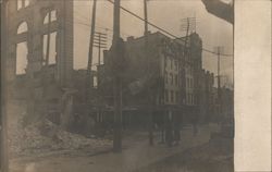 Grand Opera House Fire, 1907 Postcard