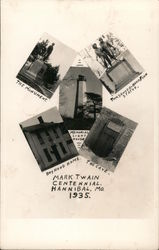 Mark Twain Centennial--1935 Hannibal, MO Postcard Postcard Postcard
