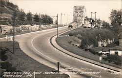 Mark Twain Toll Free Memorial Bridge Approach Hannibal, MO Postcard Postcard Postcard