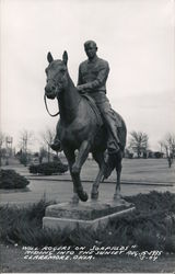 Will Rogers On Soapsuds Riding Into The Sunset, Aug 15-1935 Postcard