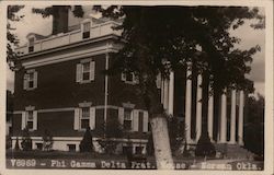 Phi Gamma Delta Frat House Norman, OK Postcard Postcard Postcard