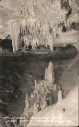 Pioneer Group Crystal Cave on Hy-65 Postcard