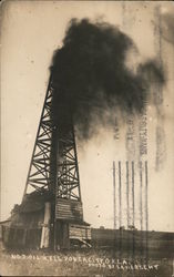 Oil Well Ponca City, Okla Postcard