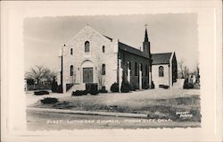First Lutheran Church Postcard