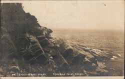 Ledges of East Shore Postcard