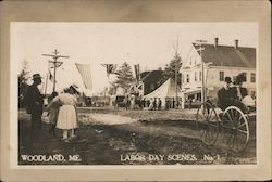 Labor Day Scenes No.1 Woodland, ME Postcard Postcard Postcard