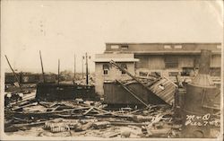 Hurricane of 1916, M&O Railroad Pier 7 & 8 Postcard