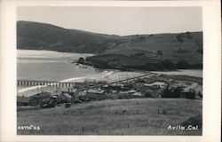 Ocean Side Beach Pier Avila Beach, CA Postcard Postcard Postcard