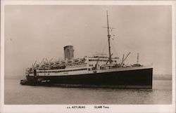 S.S. Asturias, 22,608 Tons Postcard