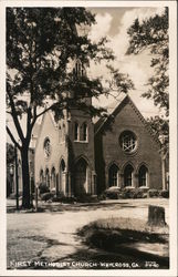 First Methodist Church Waycross, GA Postcard Postcard Postcard