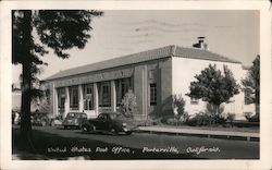 United States Post Office Porterville, CA Postcard Postcard Postcard