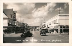 Main St. at Putnam Porterville, CA Postcard Postcard Postcard