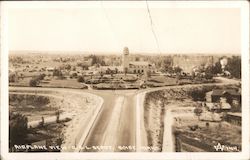 Airplane View, O.S.L. Depot Postcard