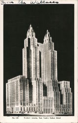 Waldorf Astoria - New York's Tallest Hotel Postcard