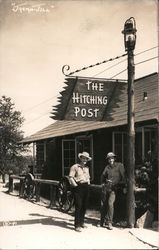 The Hitching Post Jack + Jill Ranch Montague, MI Postcard Postcard Postcard