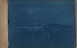 Fort or Government Building? Cyanotypes Postcard Postcard Postcard