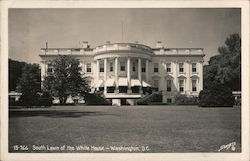 South Lawn of the White House Postcard