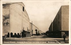 Sound Stages, Warner Bros. First National Studios Postcard