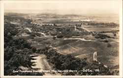 San Fernando Valley from Mulholland Drive Postcard
