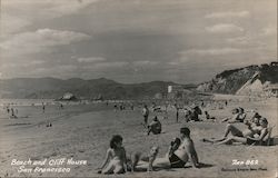 Beach and Cliff House San Francisco, CA Redwood Empire Assn. Photo Postcard Postcard Postcard