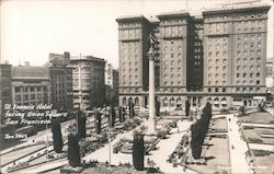St. Francis Hotel Facing Union Square Postcard