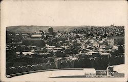 Overlooking Jerusalem Postcard