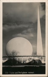 Trylon and Perisphere N.Y.W.F Postcard