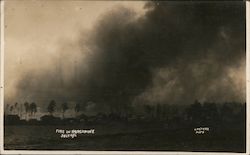 Fire in Porcupine July 11, 1911 Postcard