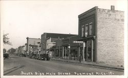 South Side Main Street Fremont, MI Postcard Postcard Postcard