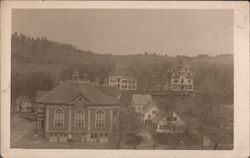 Town Hall, Aerial View Postcard