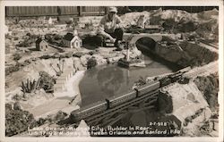 Lake Scene, Midget City Postcard