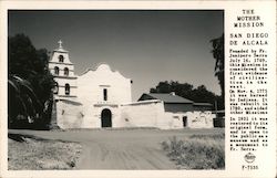 The Mother Mission San Diego, CA Postcard Postcard Postcard