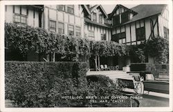 Hotel Del Mar's Vine Covered Porch Postcard