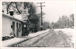 Post Office in Winter Happy Jack, AZ McLaughln Postcard Postcard Postcard