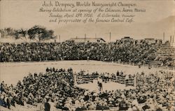 Rare: Jack Dempsey, World's Heavyweight Champion Postcard