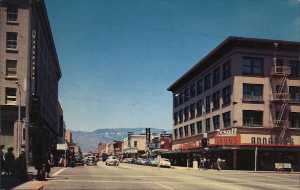 Street Scene San Bernardino California Merle Porter