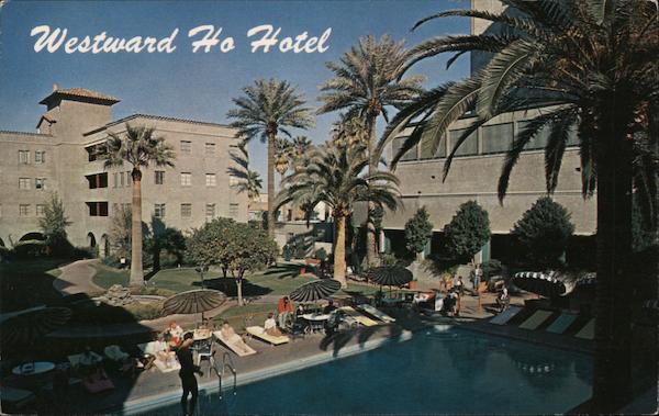 Swimming Pool and Patio at Hotel Westward Ho Phoenix Arizona