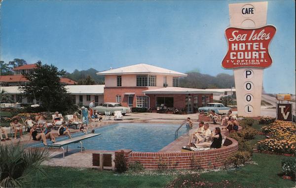 Sea Isles Hotel Court Gulfport Mississippi