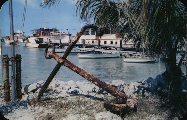 Scene at Thompson's Deck on the Florida Keys Marathon