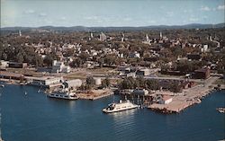 Aerial View Burlington, VT Don Sieburg Postcard Postcard Postcard