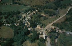 Aerial View of Pawlet, Vermont on Rt. 30 Postcard Postcard Postcard