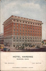 Hotel Harding Marion, OH Postcard Postcard Postcard