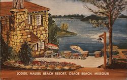 Lodge Malibu Beach Resort Osage Beach, MO Postcard Postcard Postcard
