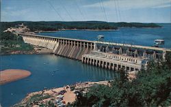 Bagnell Dam and Lake of the Ozarks Postcard