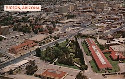 Aerial View of Tucson, Arizona Postcard Postcard Postcard